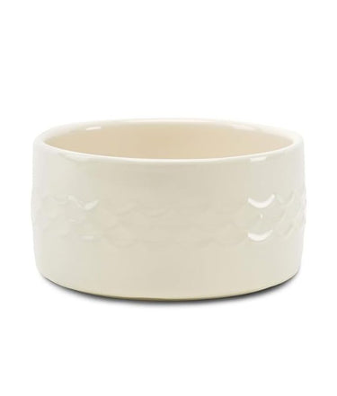Scruffs Icon Water Dog Bowl - Cream 20cm